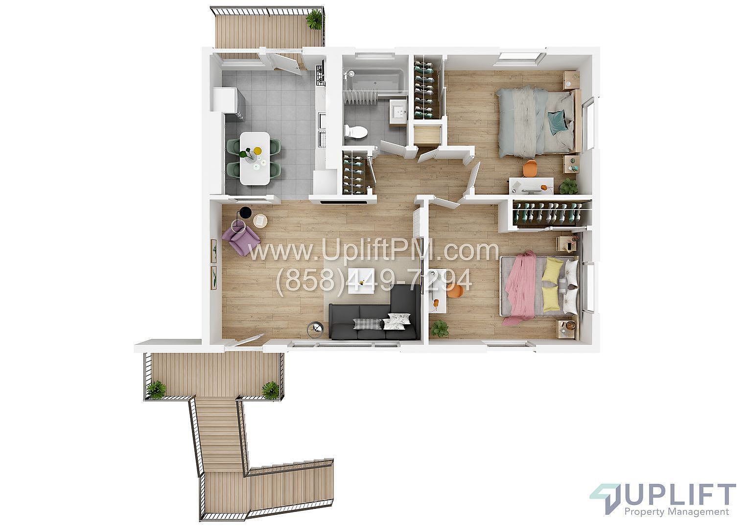 4831 Castle Avenue interior